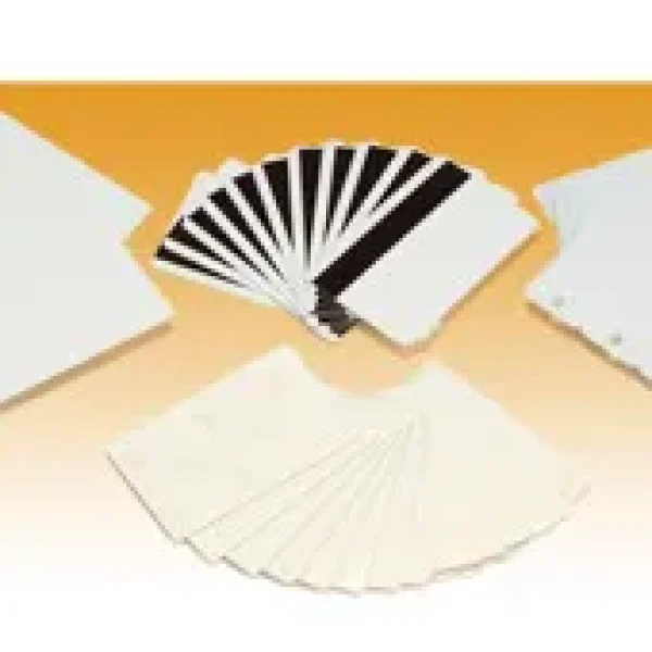 Zebra white PVC 30mil cards (500 per box)