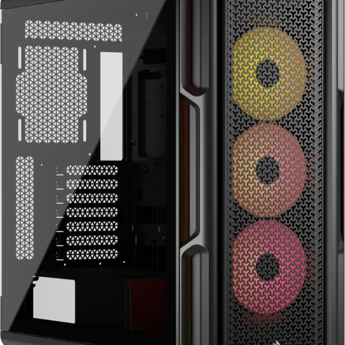 Corsair iCUE LINK 5000T LX RGB Mid-Tower PC Case; Black