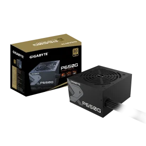 Gigabyte PSU P650B Gold Certified 650W - 3 Year Warranty; 24/20-pin x 1; CPU 4+4-pin x 1; PCI-E 6+2-pin x 2; SATA x 6; Peri x3