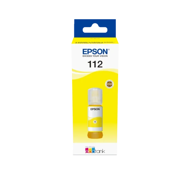 Epson 112 EcoTank Pigment Yellow ink bottle (70 ml) 6000 pages @ 5% coverage