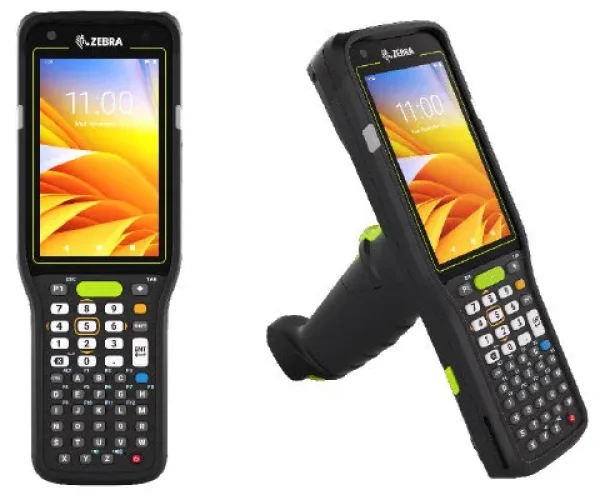 Zebra MC34; LAN; WIFI 6E; Gun; Bluetooth; NFC; 4.0'' Display; Vibrator; Android GMS; SE4770 Imager; 6GB RAM / 64GB UFS; 47 Key;