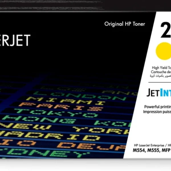 HP 212X High Yield Yellow Original LaserJet Toner Cartridge