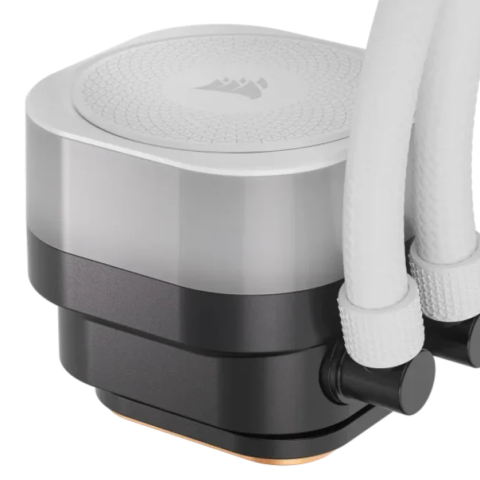 Corsair iCUE LINK TITAN 360 RX RGB Liquid CPU Cooler - White _ RX120 RGB Fans _ Fits Intel LGA 1851/1700; AMD® AM5/AM4.