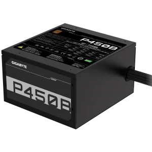 Gigabyte PSU P450B Bronze Certified 450W - 3 Year Warranty; 24/20-pin x 1; CPU 4+4-pin x 1; PCI-E 6+2-pin x 2; SATA x 6; Peri x3