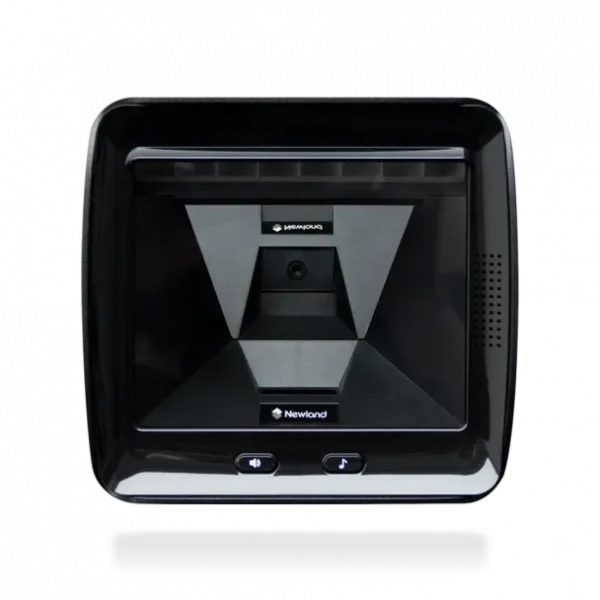 Newland-FR80 Salmon 2D CMOS Mega Pixel Large window vertical desktop scanner with ''L'' mounting bracket; 3 mtr USB cable and mu