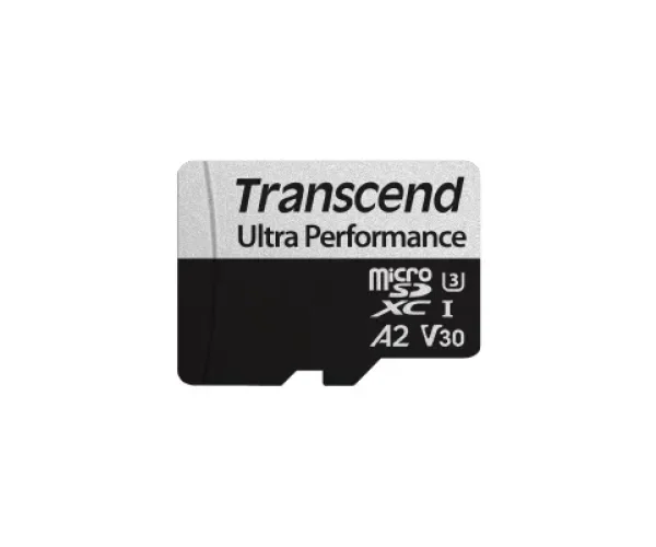TRANSCEND 340S 128GB ULTRA PERFROMANCE MICRO SD UHS-I  U3 V30 A2 CLASS10 - READ 160 MB/S - WRITE 90MB/S - WITH SD ADPTOR