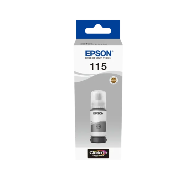 Epson 115 EcoTank Grey ink bottle (70 ml) 6200 pages @ 5% coverage