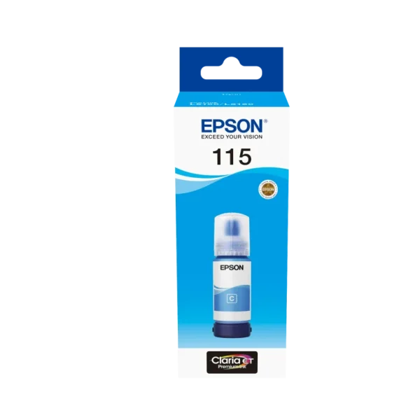 Epson 115 EcoTank Cyan ink bottle (70 ml) 6200 pages @ 5% coverage