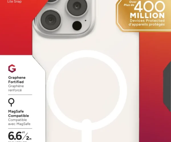 ZAGG Cases PH CrystlPal Lite Snap Apple  iP16 Pro Max  Clear