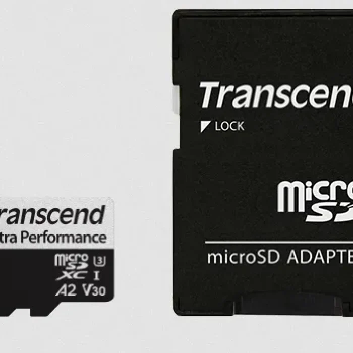 TRANSCEND 340S 64GB ULTRA PERFROMANCE MICRO SD UHS-I  U3 V30 A2 CLASS10 - READ 160 MB/S - WRITE 125MB/S - WITH SD ADPTOR