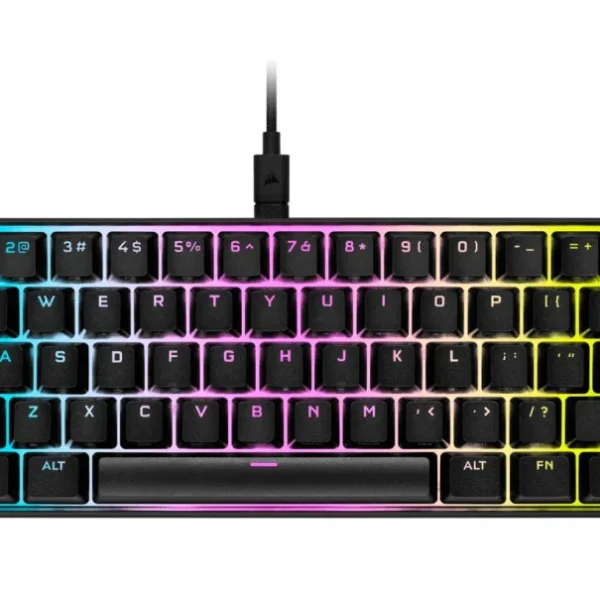 Corsair K65 Mini RGB 60%; Cherry MX speed mechanical switches