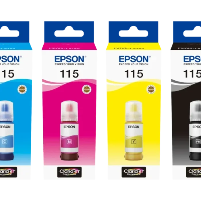 Epson 115 EcoTank Yellow ink bottle (70 ml). 6200 pages @ 5% coverage