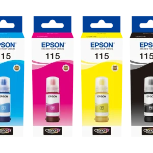Epson 115 EcoTank Yellow ink bottle (70 ml). 6200 pages @ 5% coverage