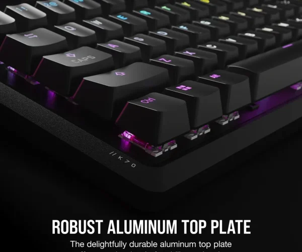 Corsair K70 CORE RGB Mechanical Gaming Keyboard - CORSAIR Red Linear Switches