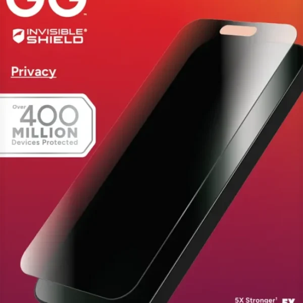 InvisibleShield Glass Elite Privacy Apple iP16 /15 Screen
