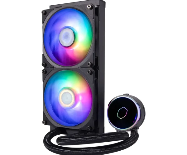 Cooler Master MasterLiquid PL240 Flux White Edition -supports LGA 1700;1150;1151;1155; 1156; 1366;2011.2066; AMD AM4; AM3;TR4