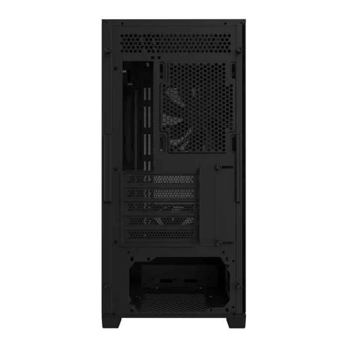 Gigabyte C102 Glass Micro ATX Chassis; 2x 3.5'' | 2x 2.5'' Drive Bays; 360mm Radiator compatible; 2x 120mm fan incl; Black