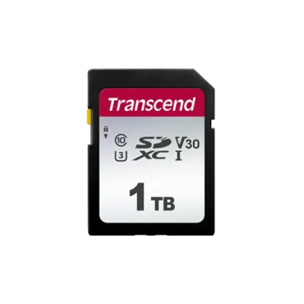 TRANSCEND 300S 1 TB UHS-1 CLASS 10 U1 U3 V30 SDXC CARD 3D NAND