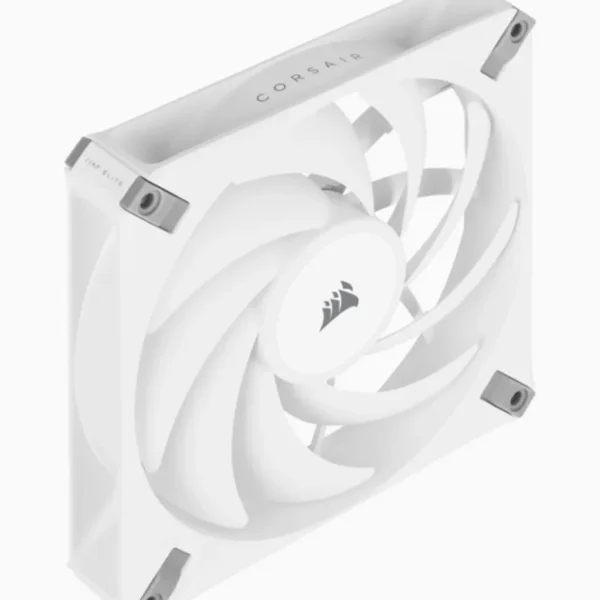 Corsair AF ELITE Series; AF140 ELITE WHITE; 140mm Fluid Dynamic Fan with AirGuide; Single Pack.