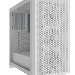 3000D RGB AIRFLOW White Mid-Tower PC Case; 2x 3.5'' | 2x 2.5'' Drive Bays; Up to 360mm Radiator compatible; 3x 120mm fan incl
