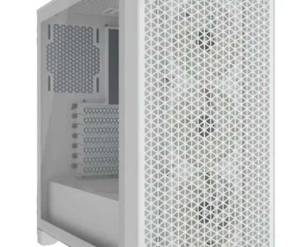3000D RGB AIRFLOW White Mid-Tower PC Case; 2x 3.5'' |  2x 2.5'' Drive Bays; Up to 360mm Radiator compatible; 3x 120mm fan incl