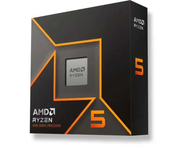 AMD Ryzen 5 9600X 6-Core/ 12-Threads; Socket AM5; 38MB  Cache; 65W Processor with Radeon Graphics BOX