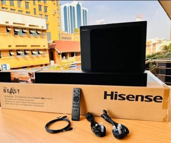 Hisense HS2100 2.1 Channel 240W Soundbar with Subwoofer