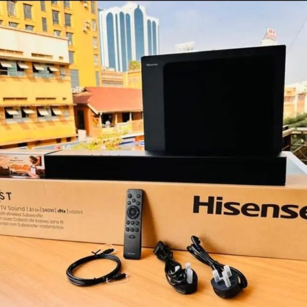 Hisense HS2100 2.1 Channel 240W Soundbar with Subwoofer