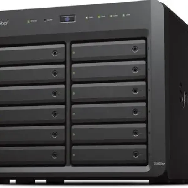 12-Bay Enterprise Desktop NAS; expandable up to 36 bays with expansion units. Replacing DS3617xsII