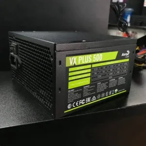 Aerocool VX PLUS 500W  PSU - ATX 24 PIN; 1x 4+4PIN CPU; 3x SATA; 3x PATA; 1x PCIe 6+2PIN