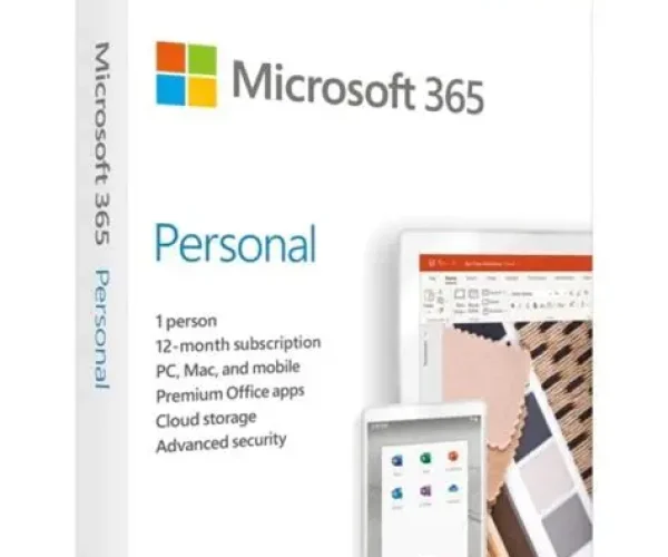 Microsoft 365 Personal- Download. 1 Yr  Subscription Africa Only.  Min OS Windows 10 - EP2-32312.