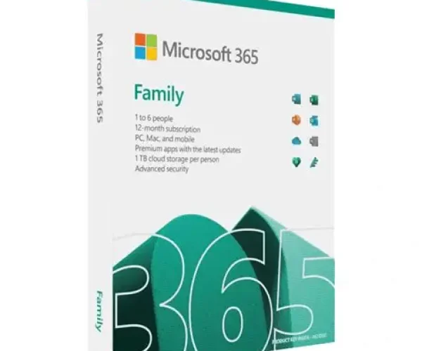 Microsoft 365 Family  Africa Only Medialess  1 Year Subscription - Minimum OS: Windows 10 - EP2-36885