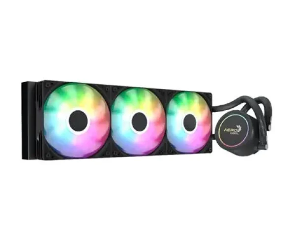 Aerocol Abyss L360 Black - 360mm ARGB Liquid Cooler - Intel LGA1851/LGA1700   - AMD AM4/AM5.