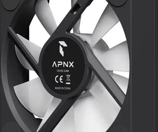 Aerocool APNX FP1-R 120mm PWM ARGB Fan - Black.