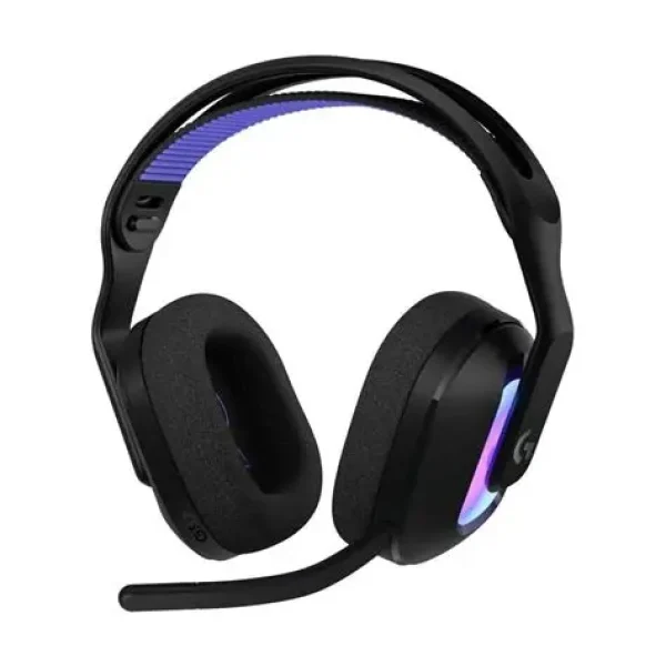 Wireless Gaming Headset with LIGHTSYNC RGB | 2.4GHZ  Detachable Mic- Black | USB-A LIGHTSPEED Wireless Receiver | Wired USB-A US