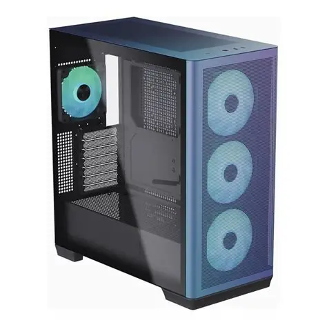 Aerocool APNX C1-R premium ChromaFlair mid-tower ATX case - 4x PWM ARGB Fan Included - 3x2.5'' or 3x 3.5'' - 360mm radiator