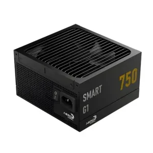 Aerocool SMART G1 Gold 750W PSU - ATX 3.1 PCIe5.1 - ATX 24 PIN; 2x 4+4PIN CPU/2x CPU 8PIN; 12x SATA; 2x PATA; 3x PCIe 6+2PIN; 1x