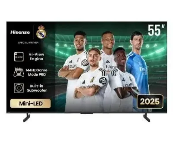 HISENSE LEDN55U7Q 55'' Mini LED QLED 144hz 4k Smart TV