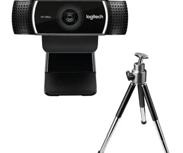 LOGI C922 960-001088 HD Pro Webcam USB Full HD 10MP Carl Zeiss Lens 20 step autofocus Microphone incl Tripod USB-A