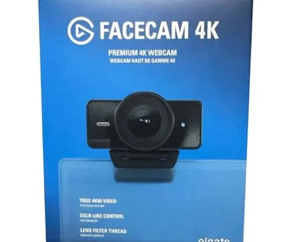 Elgato Facecam 4K; Premium webcam with Pro grade optics.