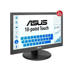 ASUS VT169HE|Touch|15.6''|FHD|PSS|60Hz|AR16:9|5ms - GTG|220 NITS|1000:1|VA (H170/V170)-|1XVGA|1xHDMI|Vesa WM|