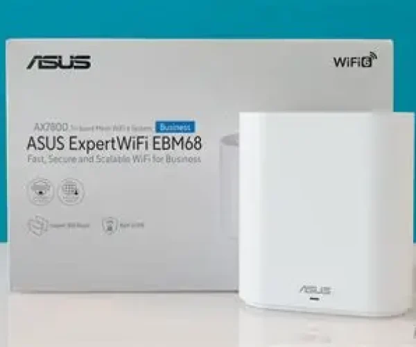 ASUS ROUTER/Expert/2402 Mbps+574 Mbps/2.4GHz 2x2/5GHz 2x2/PoE+/200 devices/Wall+Ceiling Mount/AiMesh/2 Pack.90IG07V0-MO3A40