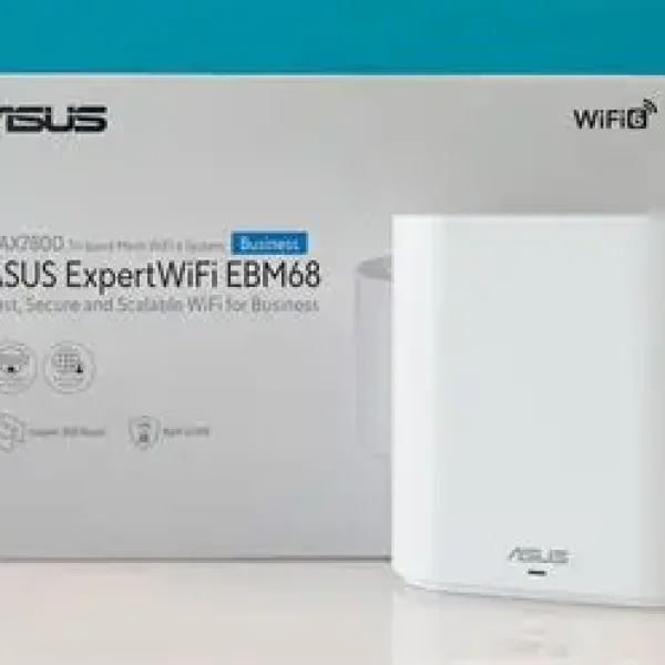 ASUS ROUTER/Expert/2402 Mbps+574 Mbps/2.4GHz 2x2/5GHz 2x2/PoE+/200 devices/Wall+Ceiling Mount/AiMesh/2 Pack.90IG07V0-MO3A40