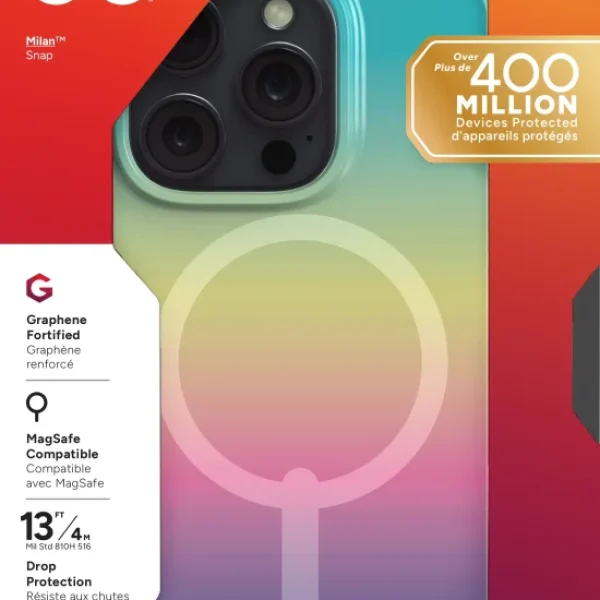 ZAGG Cases Milan Snap Apple iP16 Pro Iridescent