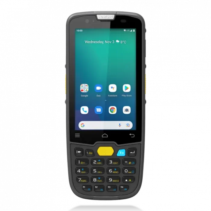 Newland - MT6755 Sei Mobile Computer with 4'' touchscreen; 2D CMOS Mega Pixel imager with Laser Aimer (CM6x); 4GB/64GB; BT; WiFi