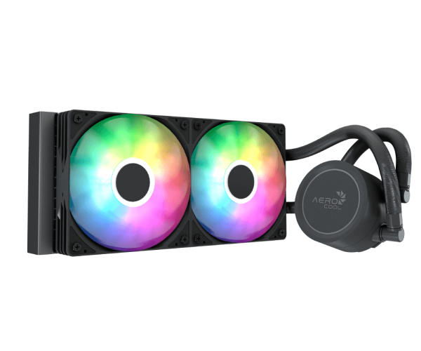Aerocol Abyss L240 Black - 240mm ARGB Liquid Cooler - Intel LGA1851/LGA1700  - AMD AM4/AM5.