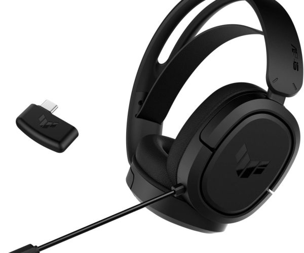 ASUS Headset/Wireless/RF2.4Ghz/USB-A/USB-C/PC/MAC/PS4/PS5/Nintendo Switch/Stereo/AI Noise Cancelling Mic/15 hours/295g.