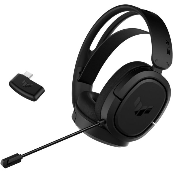 ASUS Headset/Wireless/RF2.4Ghz/USB-A/USB-C/PC/MAC/PS4/PS5/Nintendo Switch/Stereo/AI Noise Cancelling Mic/15 hours/295g.