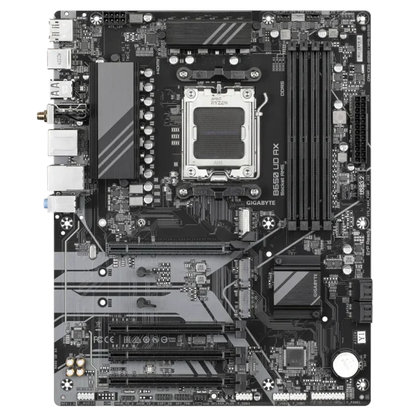 GIGABYTE AMD B650 UD for AMD AM5; 4x Dual DDR5; 3x M2; HDMI; DP.