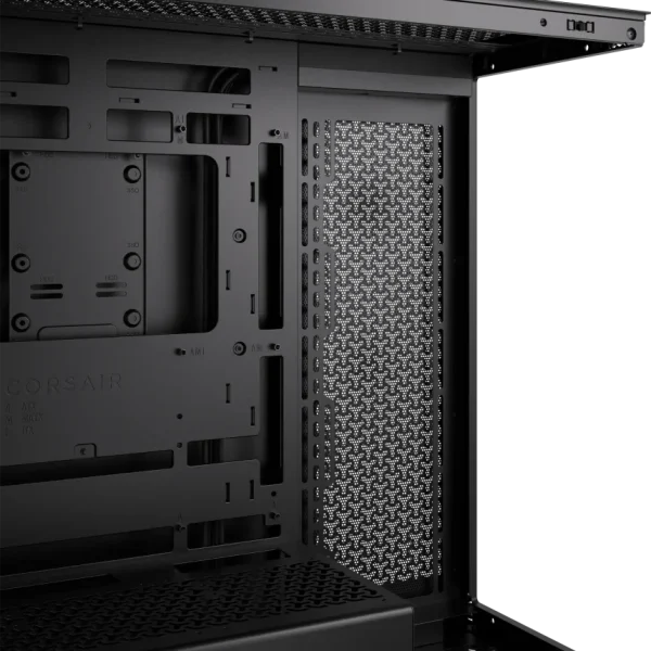 3500X Tempered Glass Black Mid-Tower PC Case; 2x 3.5'' |  2x 2.5'' Drive Bays; Up to 360mm Radiator compatible